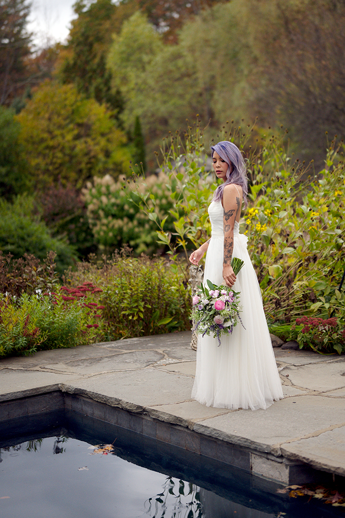 Bride with Lilac Hair